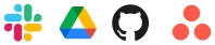 Sources: Slack, Google Drive, GitHub, Asana