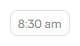 Cal.com Tags and badges: 8:30 am