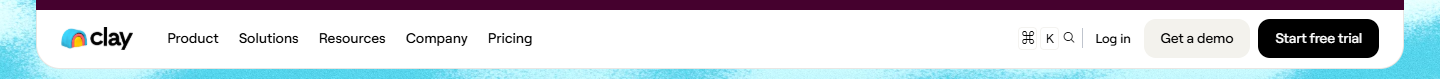 Clay Navigation bar: Back