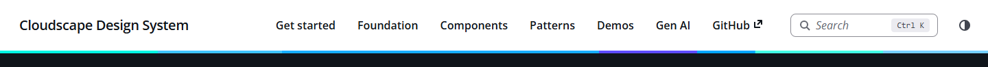 Amazon Cloudscape Navigation bar: Cloudscape Design System