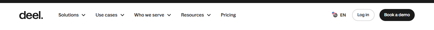 Deel Navigation bar: Solutions