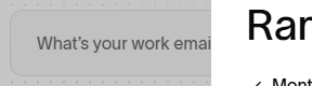 Ramp Inputs and search: What’s your work email?