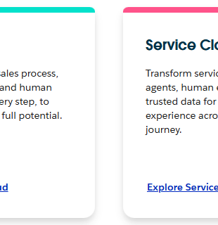 Salesforce Cards and panels: Service Cloud
