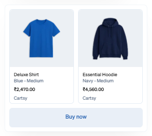 Stripe Cards and panels: Deluxe Shirt