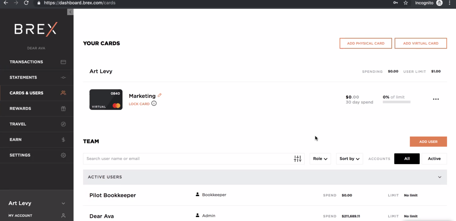 Brex product screen: Brex | EcommerceTech