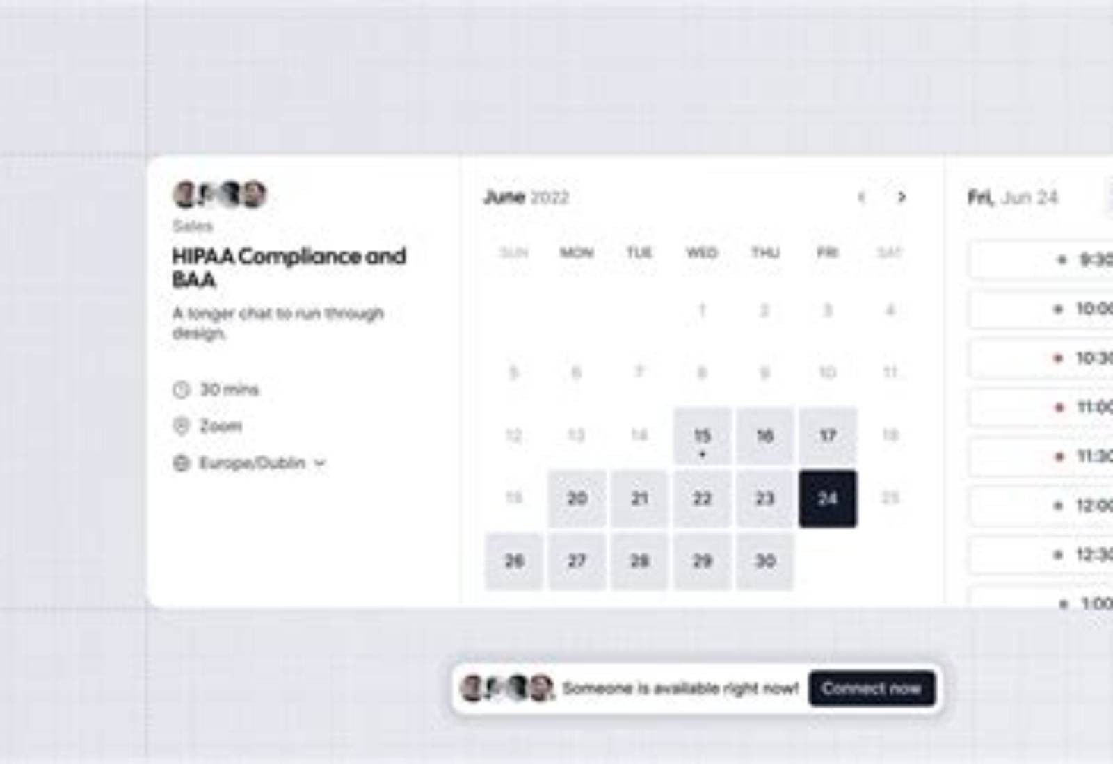 Cal.com product screen: 2288 × 1176