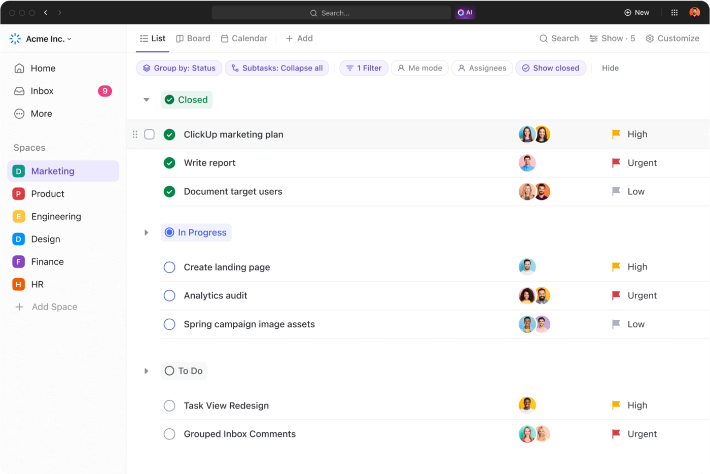 ClickUp product screen: 10 Best AI To-Do List Apps & Task Managers in 2026
