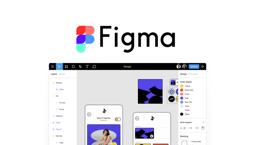 Figma product screen: Figma - Create and share designs & web interfaces | AppSumo