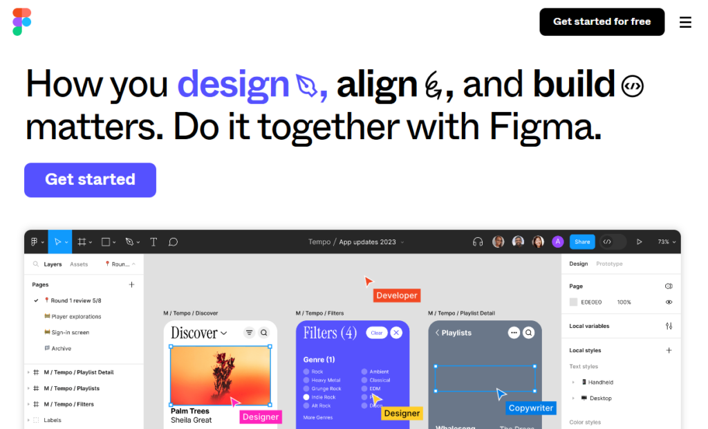 Figma product screen: Figma Review: Is This Design and Prototyping Tool Worth It in 2026?