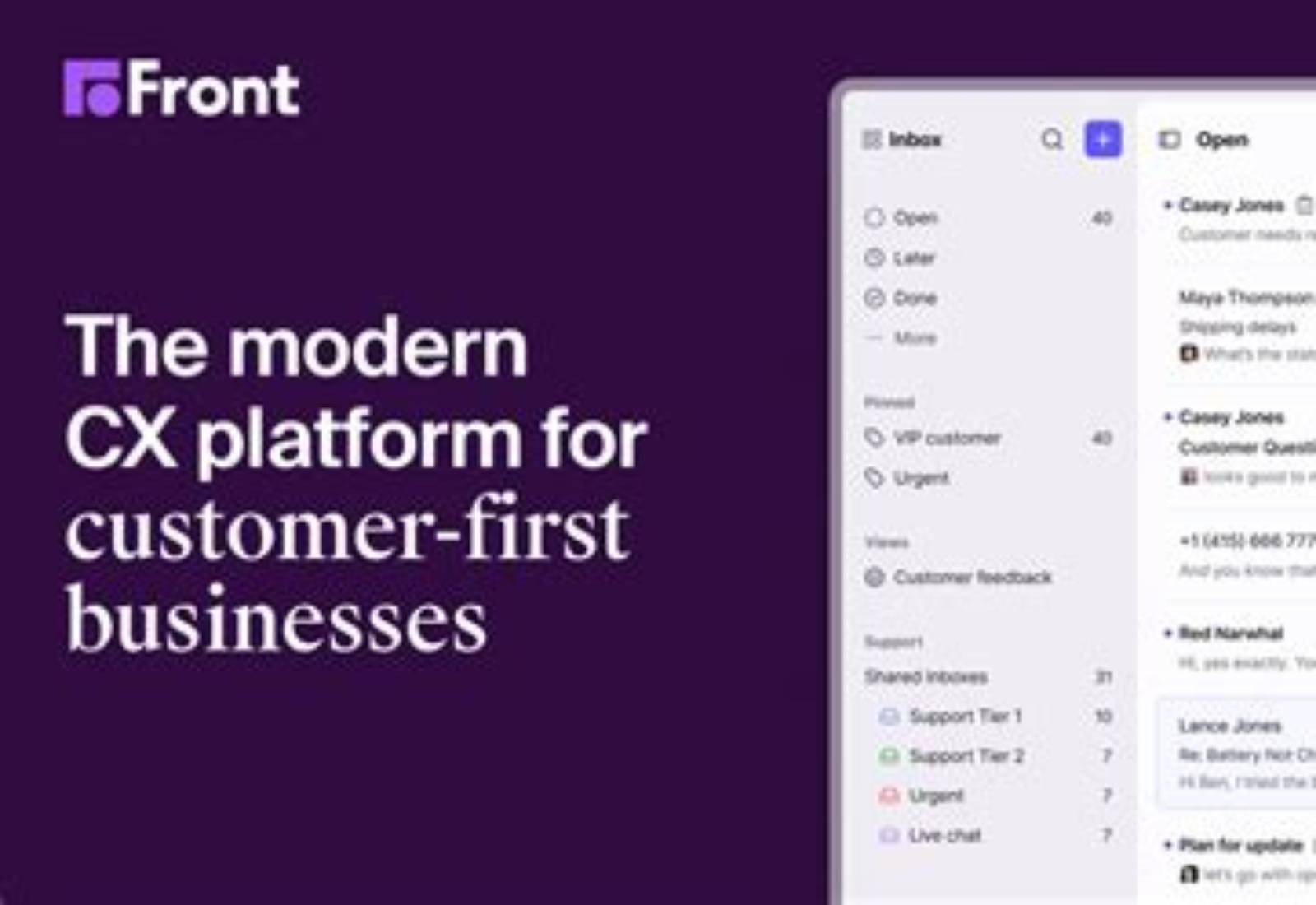 Front product screen: 474 × 248