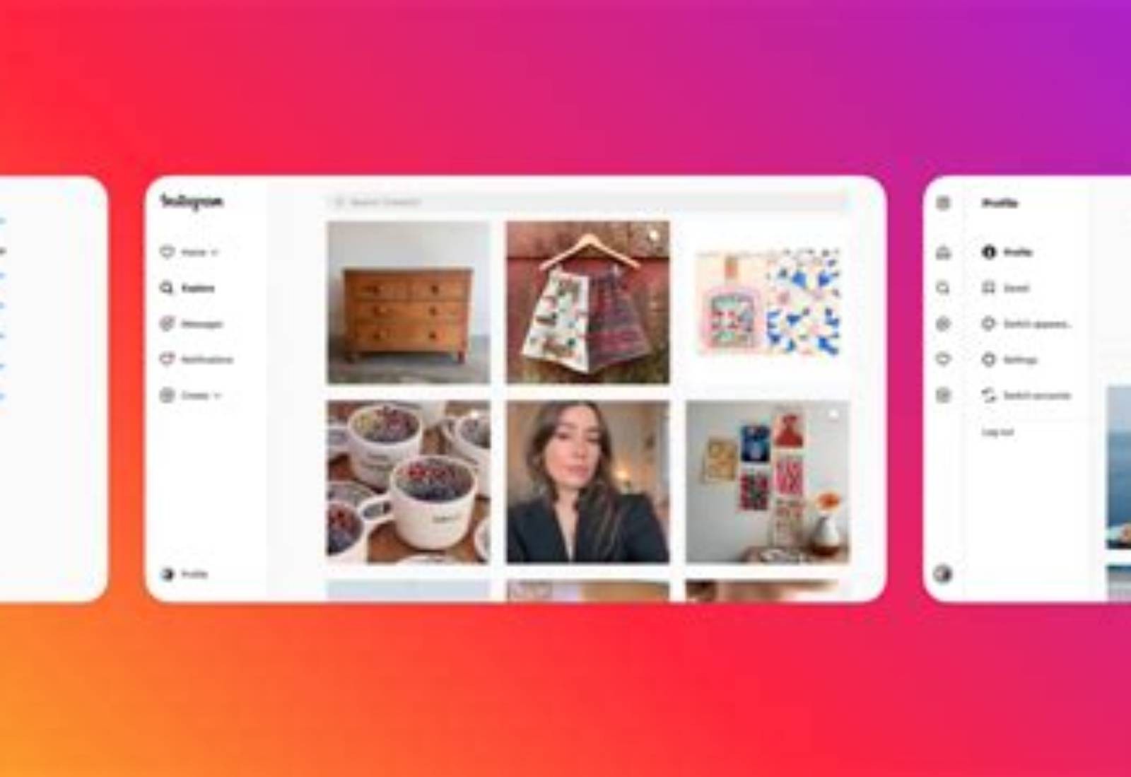 Instagram product screen: 1200 × 606