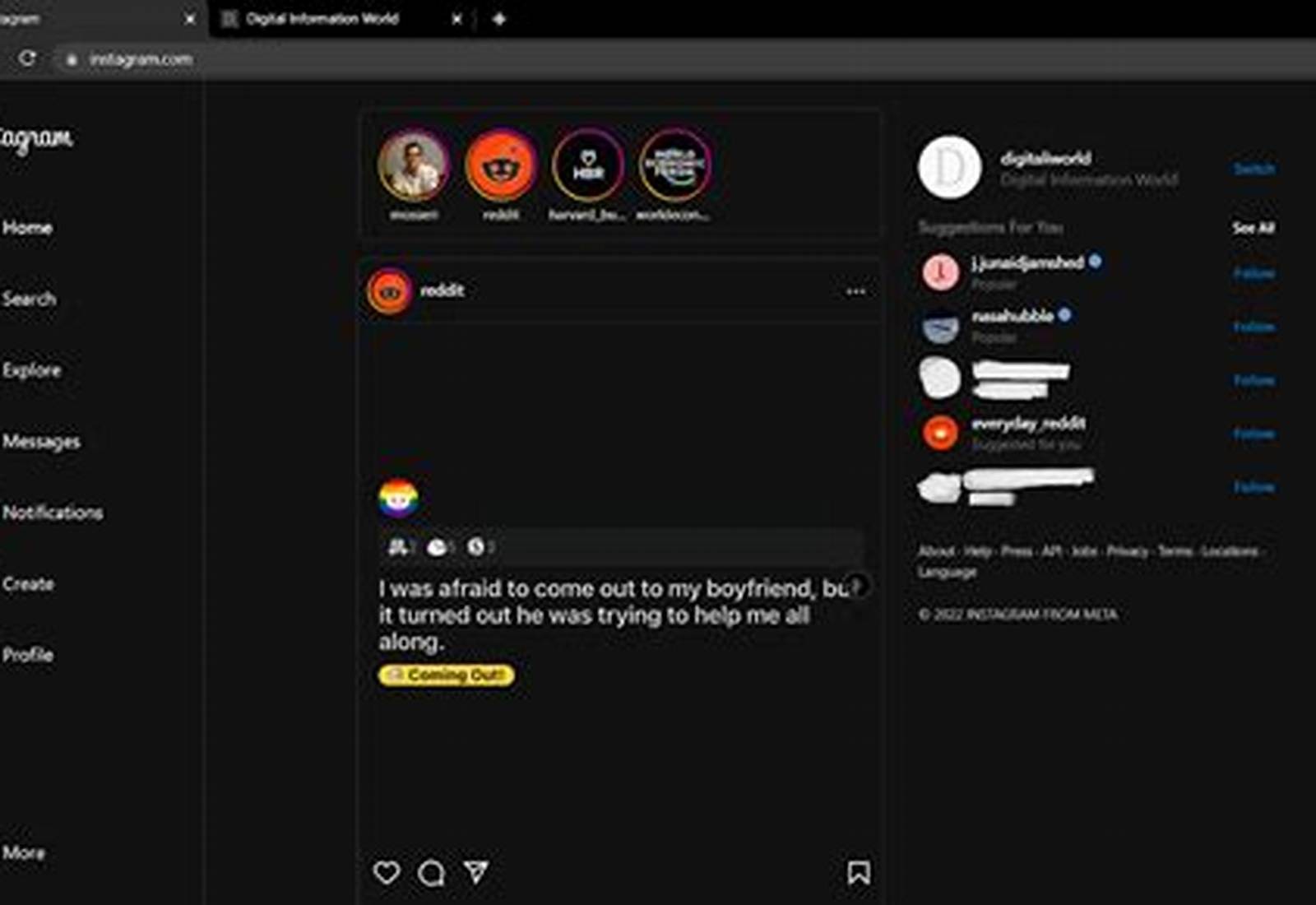 Instagram product screen: 1600 × 982