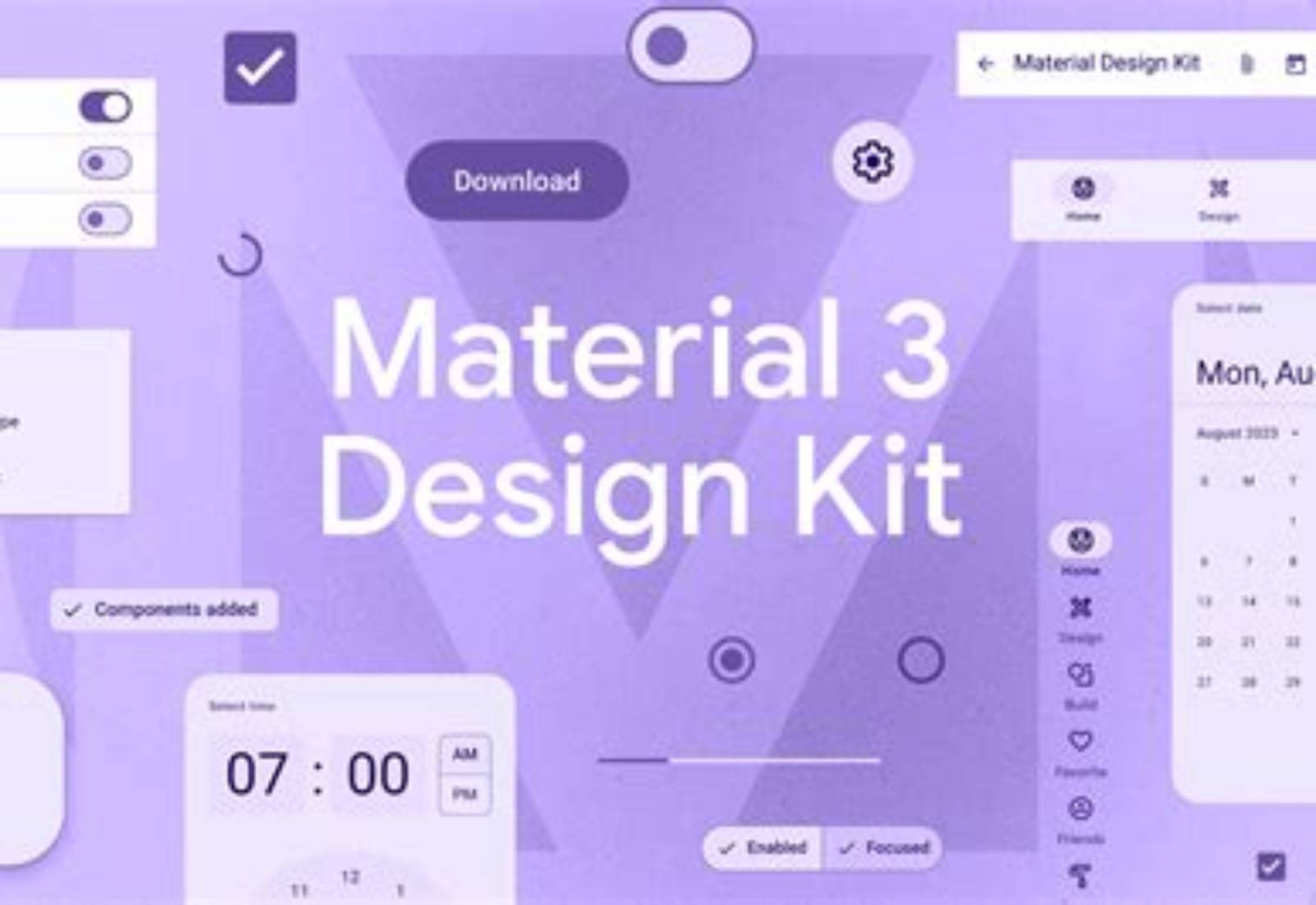 Google Material 3 product screen: 1920 × 1080