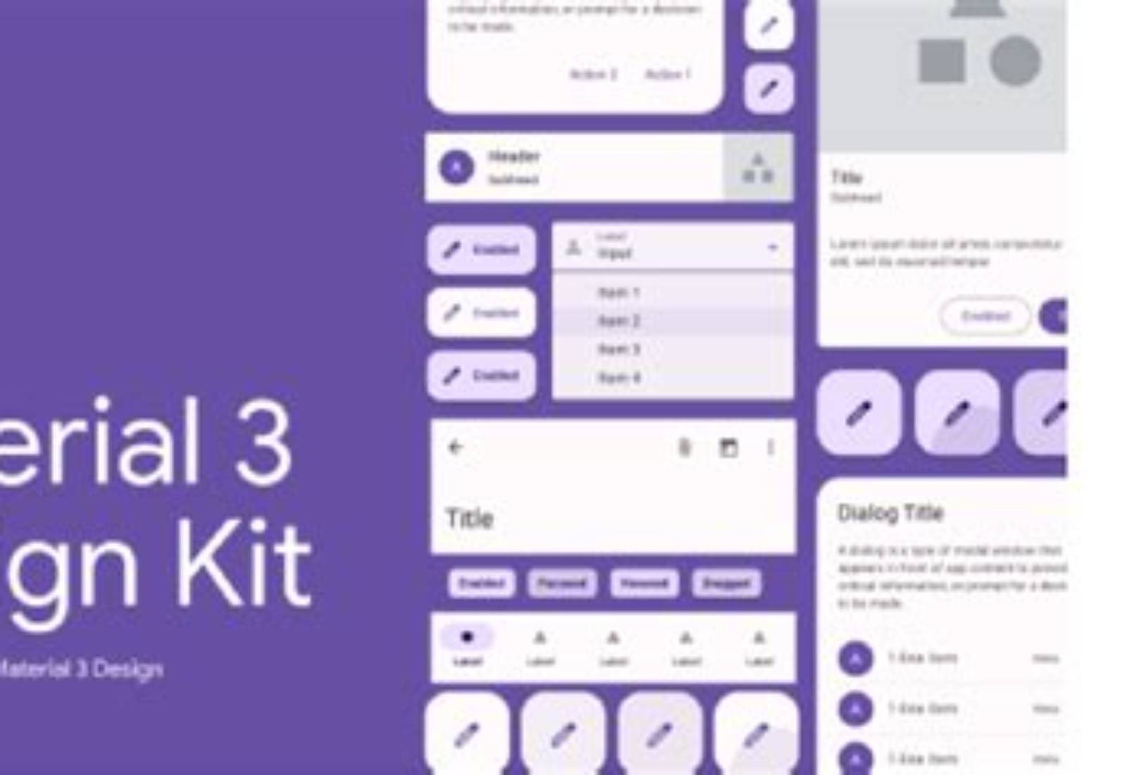 Google Material 3 product screen: 1920 × 960