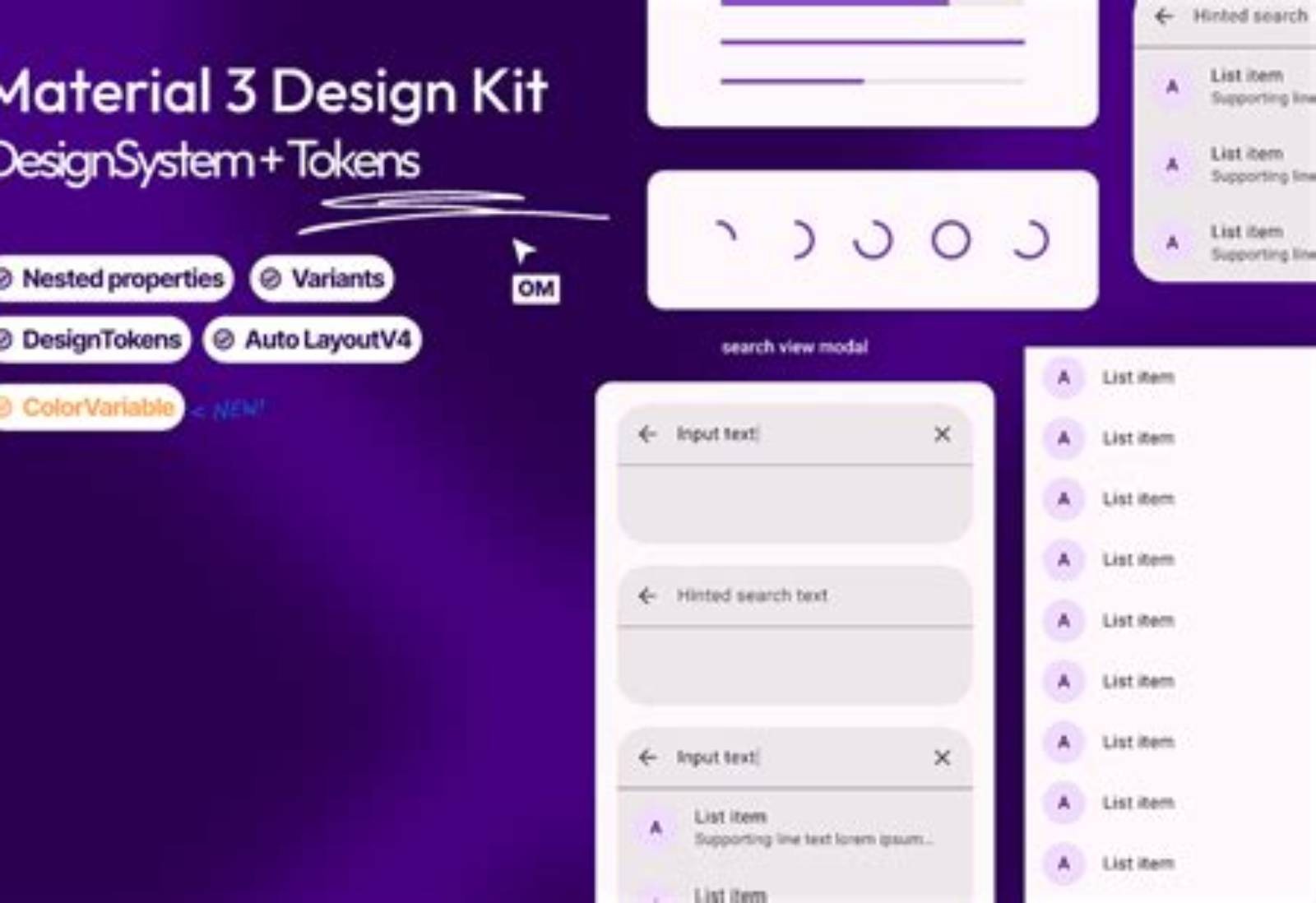 Google Material 3 product screen: 1108 × 720