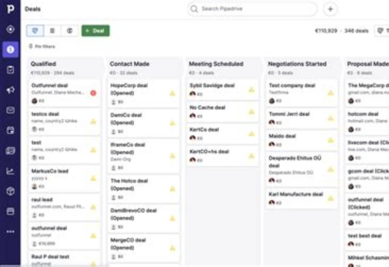 Pipedrive product screen: 1024 × 544