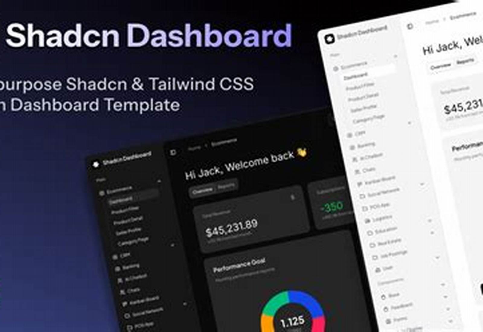 shadcn/ui product screen: 1200 × 628