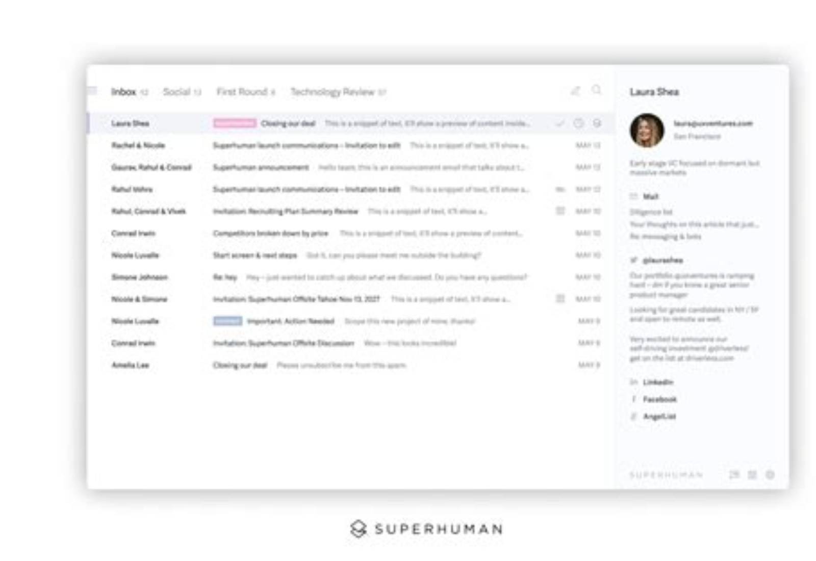 Superhuman product screen: 1200 × 791