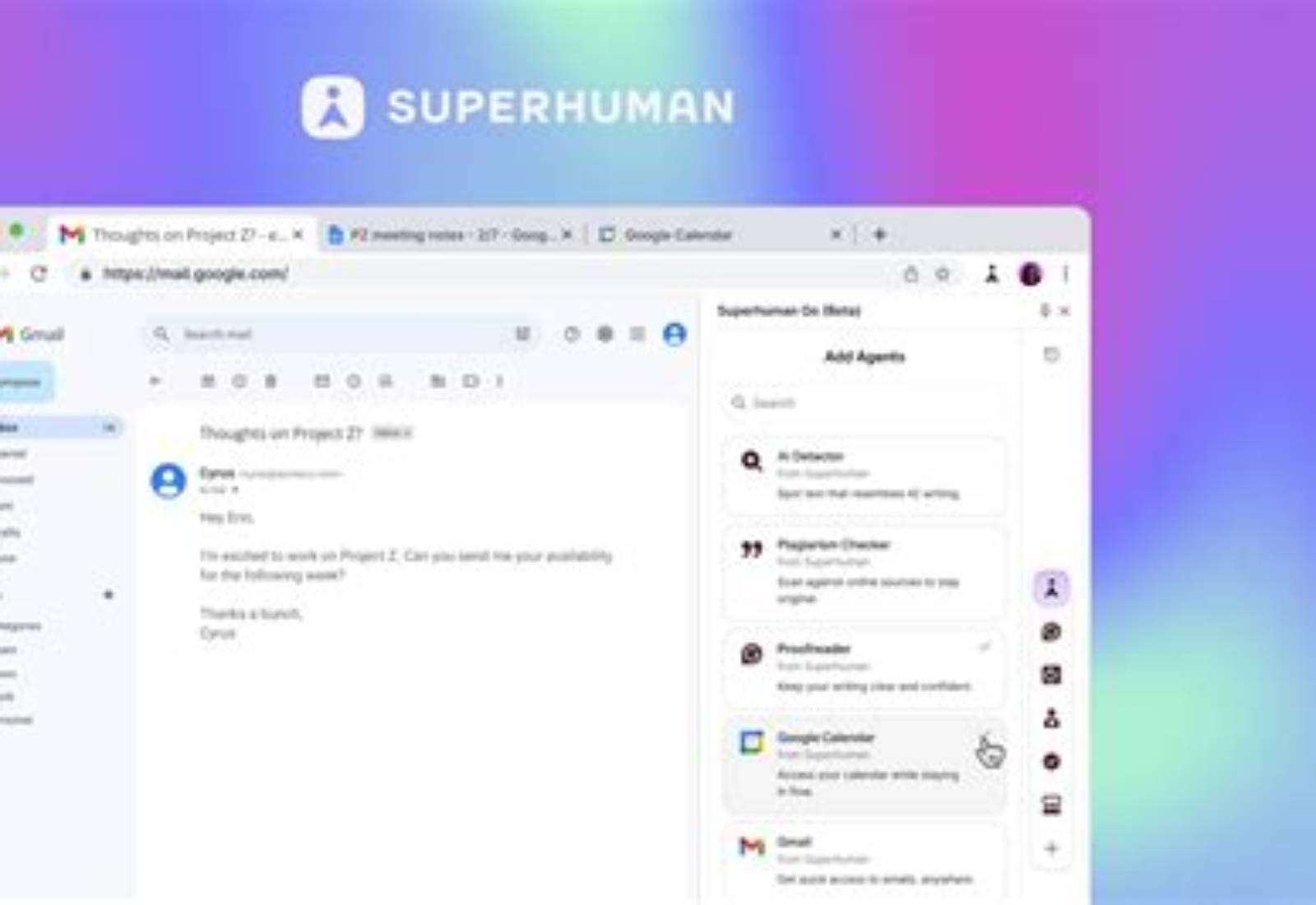 Superhuman product screen: 1920 × 1080