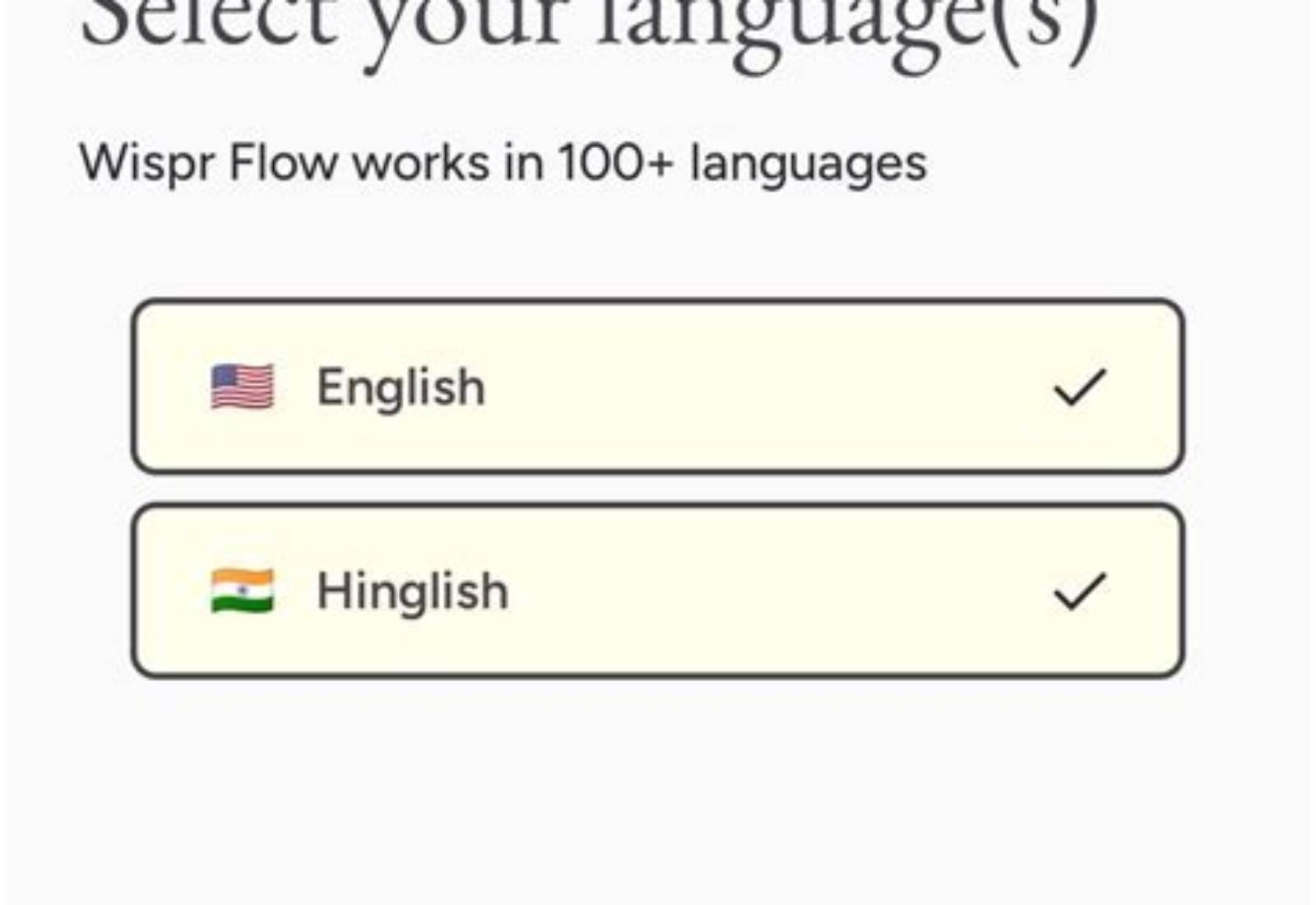 Wispr Flow product screen: 960 × 2142