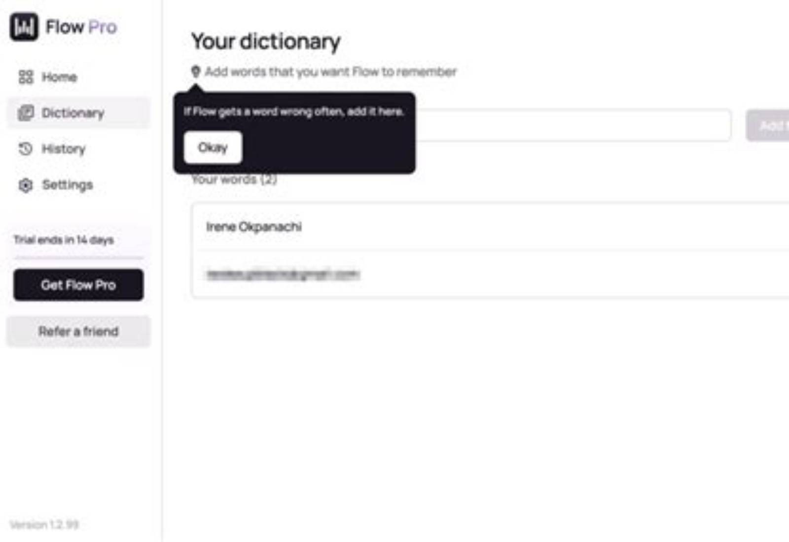 Wispr Flow product screen: 847 × 512