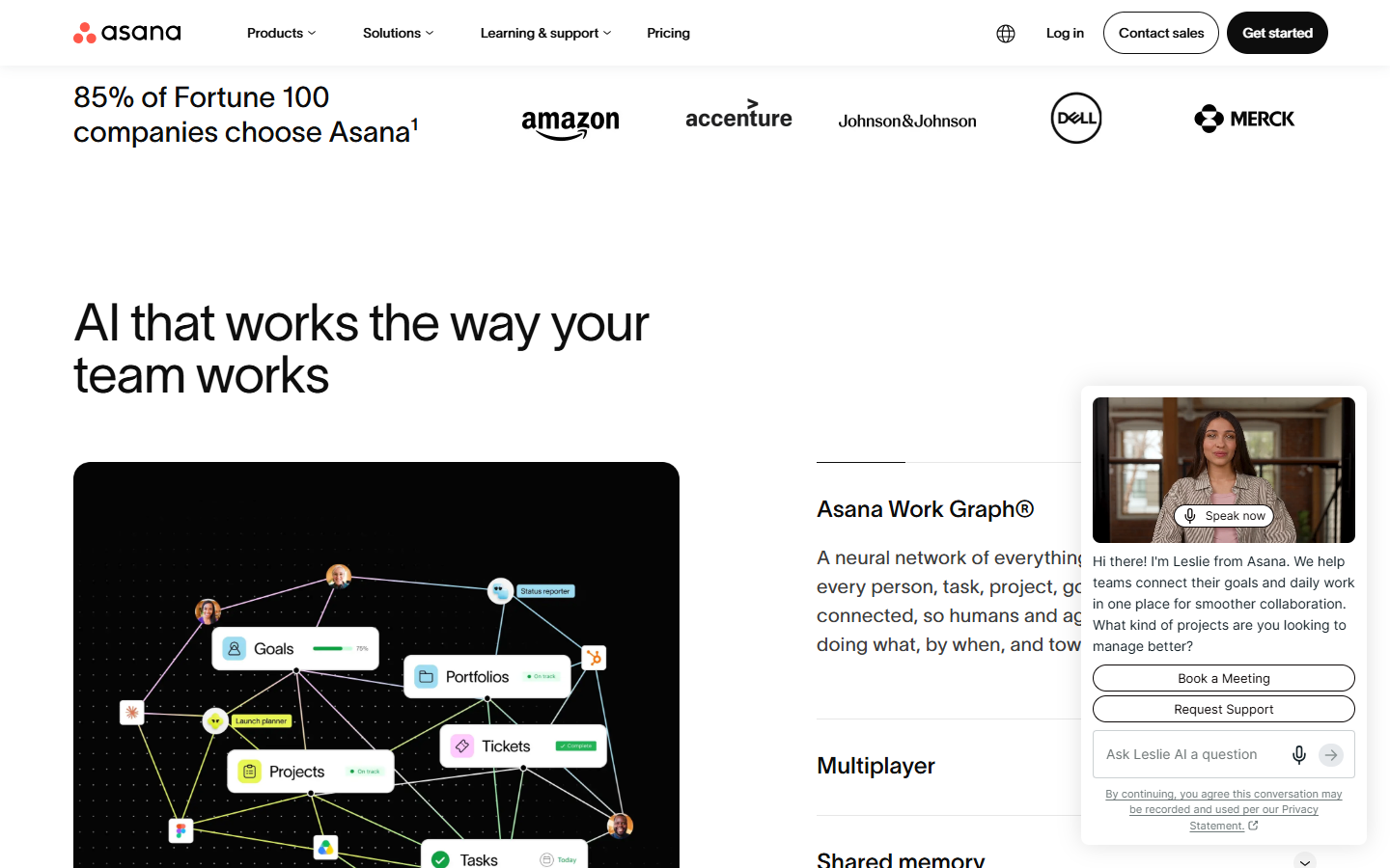 Asana website, captured 1 Oct 2026