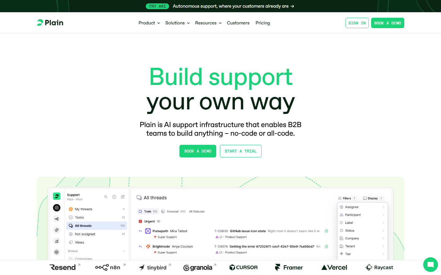 Plain website, captured 1 Oct 2026