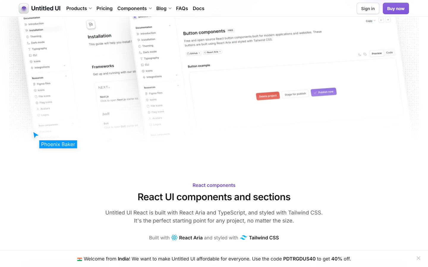 Untitled UI website, captured 1 Oct 2026